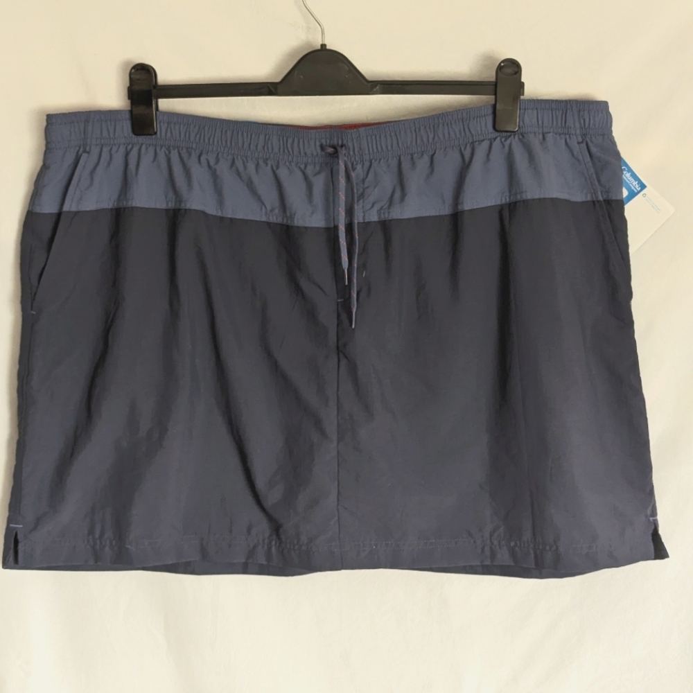 Columbia Sandy River skirt sz 3X blue and navy mesh pockets NEW